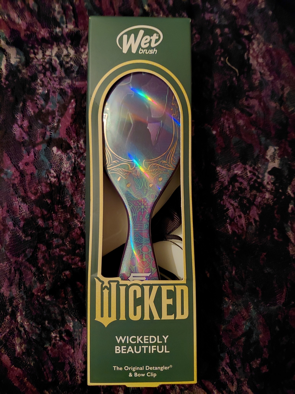 Wicked Detangler Hair Brush - Iridescent Purple
